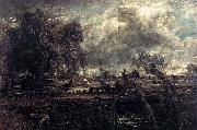 John Constable Sketch for The Leaping Horse oil